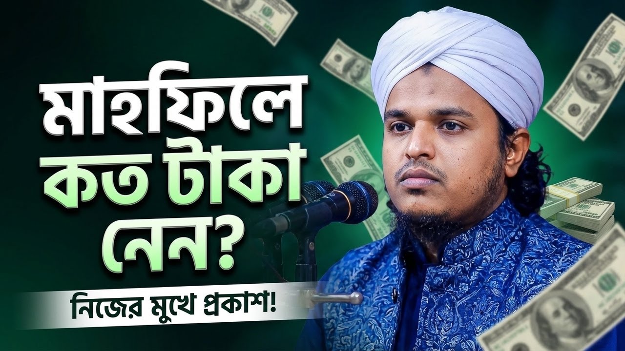 মাহফিলে কত টাকা নেন?  রফিকুল ইসলাম মাদানীর নিজের মুখে প্রকাশ! | Rafiqul Islam Madani Waz |