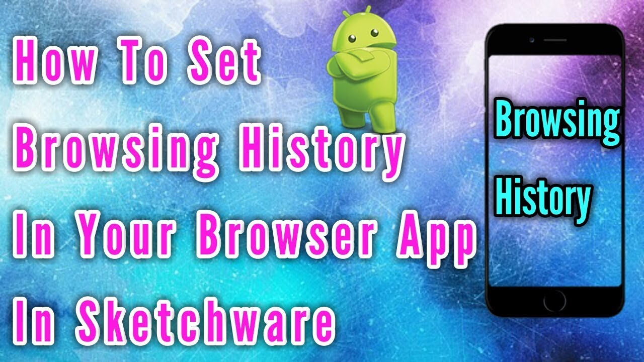 How To Set Browsing History In Your Browser App In Sketchware || by Developer Partha