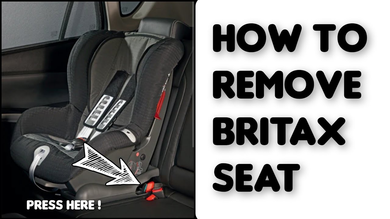 Как СНЯТЬ детское кресло Britax с креплением ISOFIX.