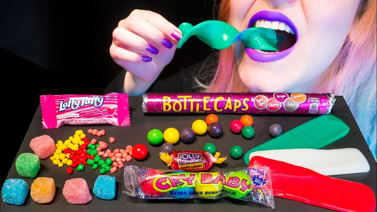 ASMR: Popular American Candy | Hard & Soft Candy Sweets ~ Relaxing Eating Sounds [No Talking|V] 😻