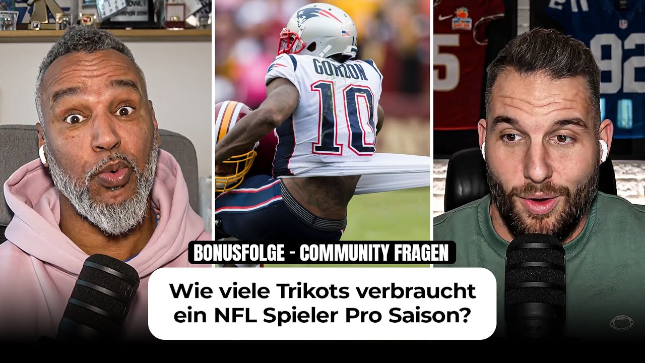 BONUSFOLGE - COMMUNITY FRAGEN | WIE VIELE TRIKOTS VERBRAUCHT EIN NFL SPIELER PRO SAISON?👕