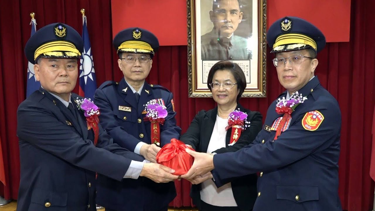 彰化縣警察局長交接布達　陳世煌宣誓就職