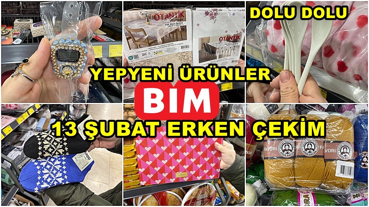 BİME GELDİ HEMEN ALDIK💃BİM 13 ŞUBAT 2026 CUMA💃/GERÇEK İLK VE TEK ERKEN ÇEKİM❗️/YEPYENİ ÜRÜNLER/