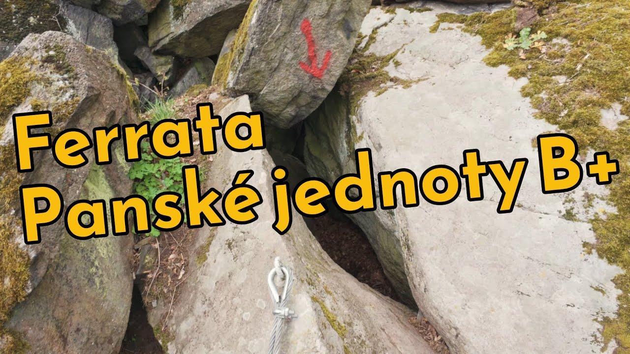 Ferrata Panské jednoty obtížnost B+