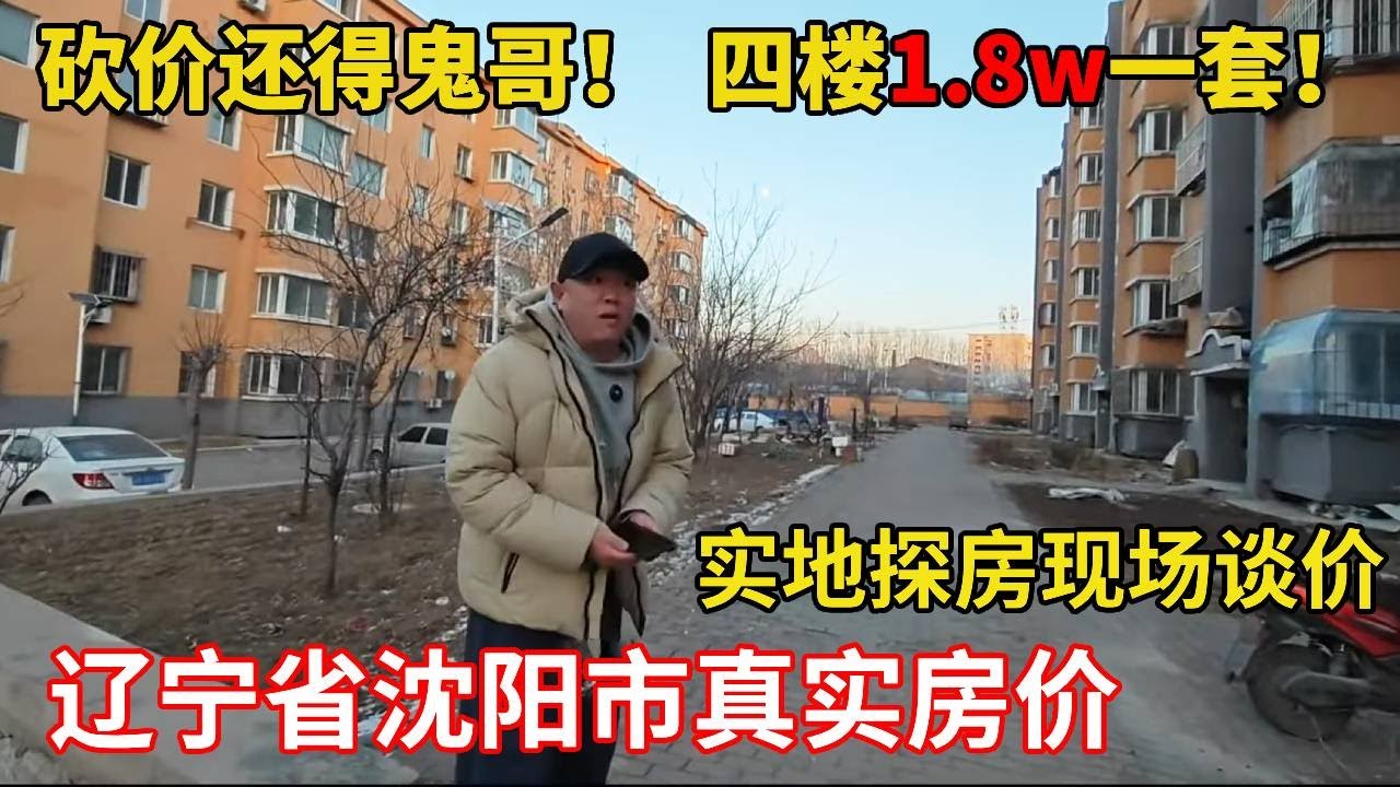 砍价还得鬼哥，辽宁省沈阳市四楼1.8w一套，房东美女超级大方！【鬼头看房】