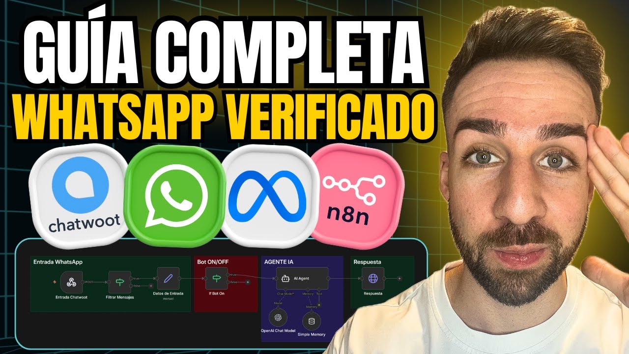 Guía Definitiva para Automatizar WhatsApp API Meta con Chatwoot y n8n (de Cero a Producción)