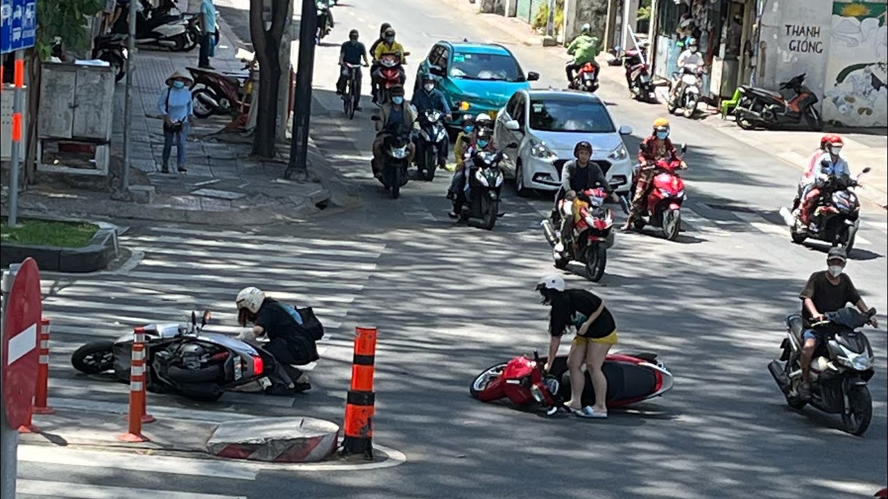 Vietnam May 2023 Ho Chi Minh Traffic