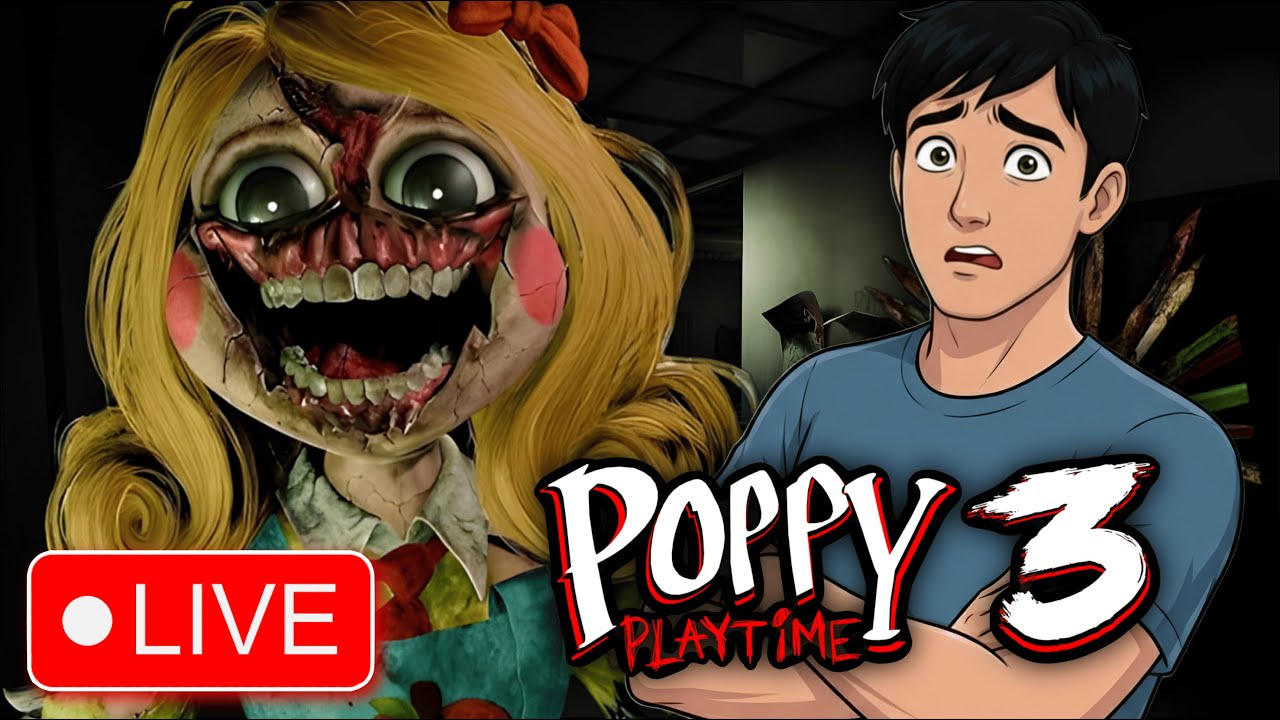 POPPY PLAYTIME CAPITULO 3 🔥 ¿EL MÁS DIFICIL? 😱 CONTINUAMOS LA SAGA 🔴 TENGO MIEDO 😭 Manuellewe