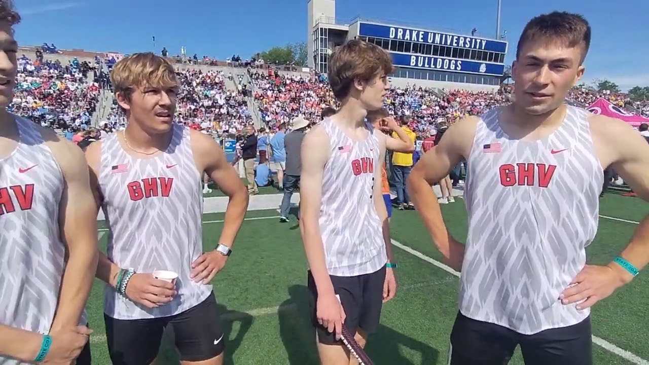 2025 State Track and Field - Garner-Hayfield-Ventura Boys Distance Medley