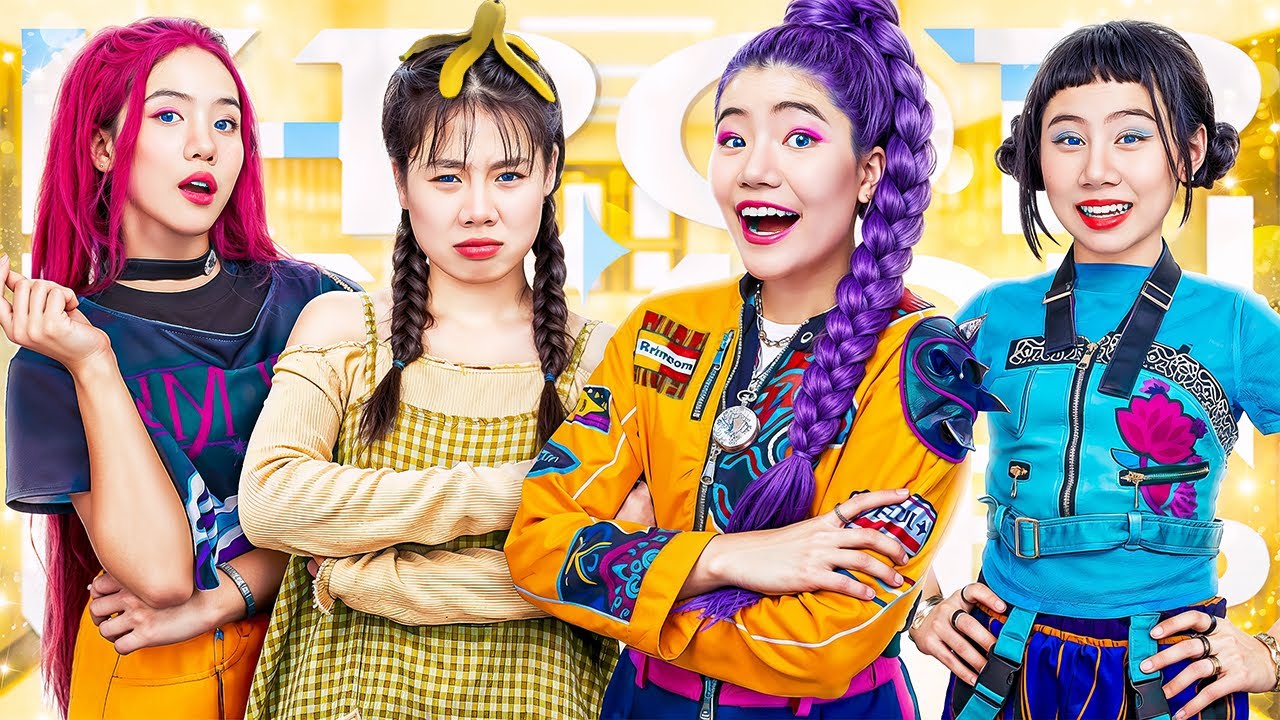 Hari Pertama Baby Doll Di Sekolah Pemburu Syaitan Kpop! Baby Doll Yang Malang Menyelamatkan Huntrix