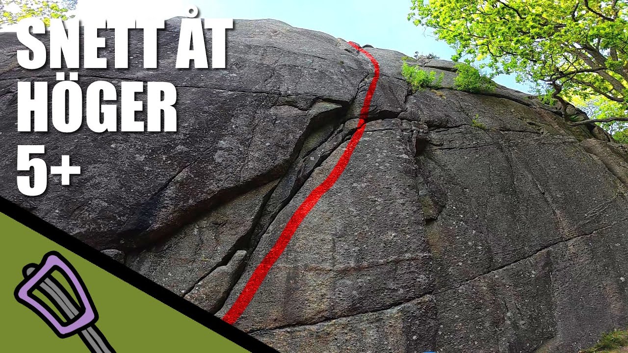 Classic Gothenburg Crack: Snett &aring;t H&ouml;ger (5+), Utby | POV Trad Climbing