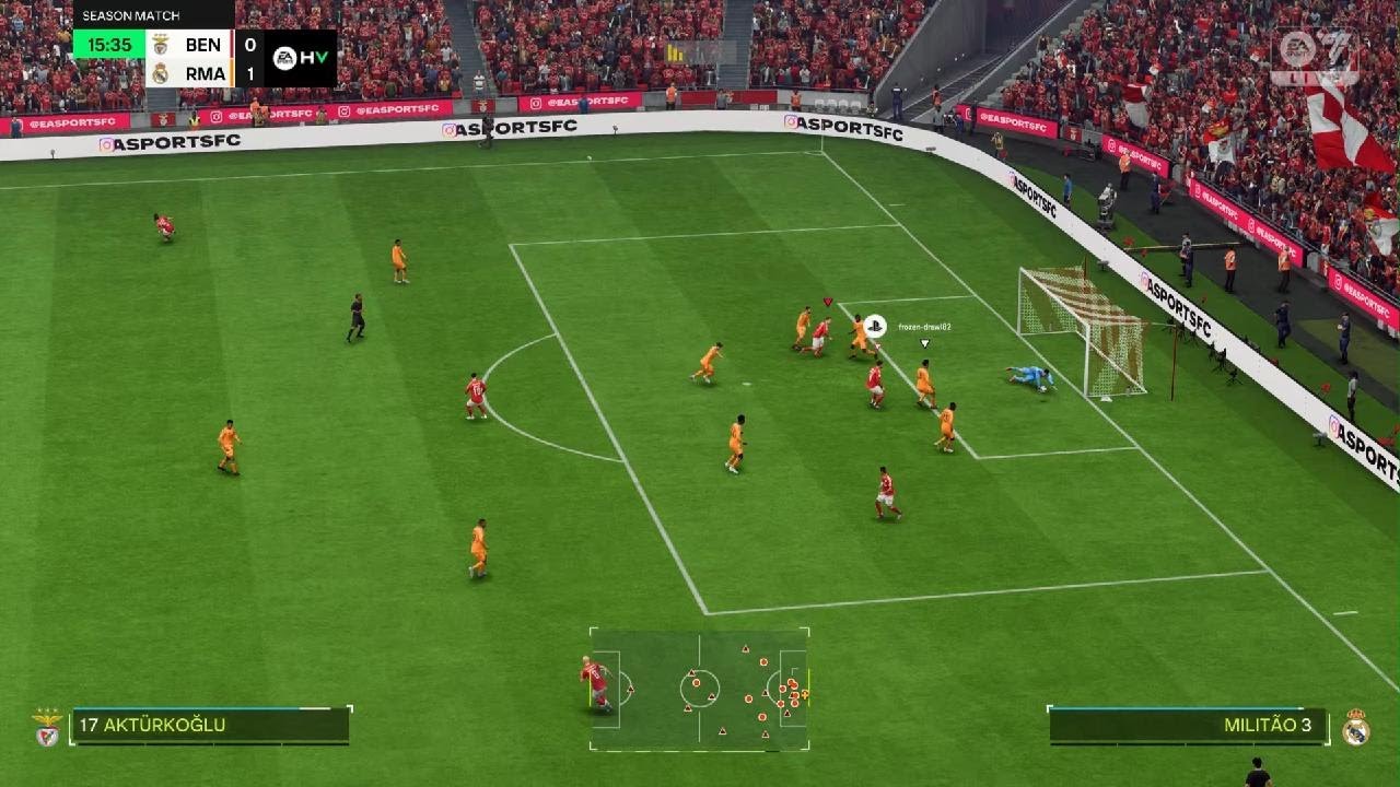 FC 25 Seasons - BEN vs RMA (full game)