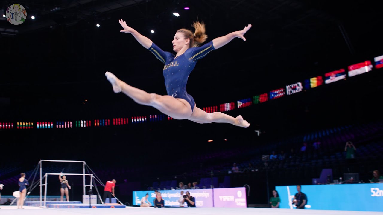 Jade Barbosa (BRA) - FX - Podium Training - 2023 World Championships Antwerp