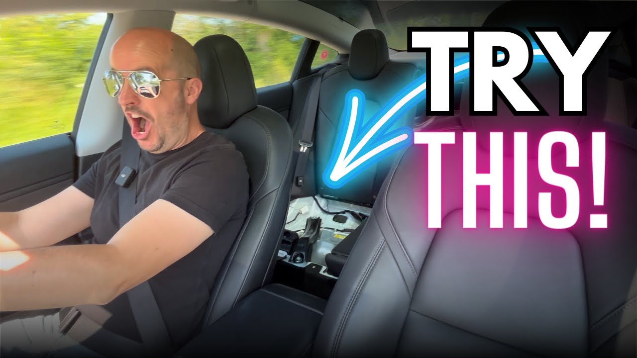 Tesla Model 3 Rear Bench Removal (With Spaceship Consequences!)