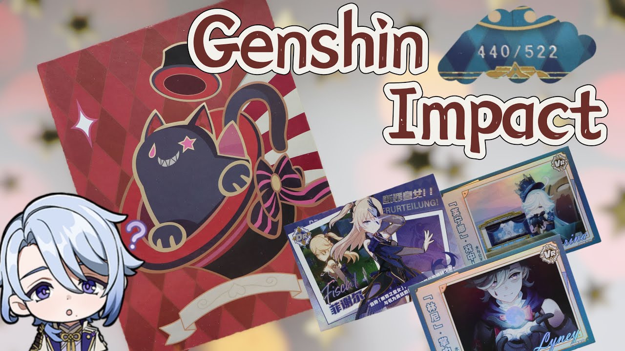 РАСПАКОВКА карточек Genshin Impact / Бокс Лини / РЕДКАЯ карта