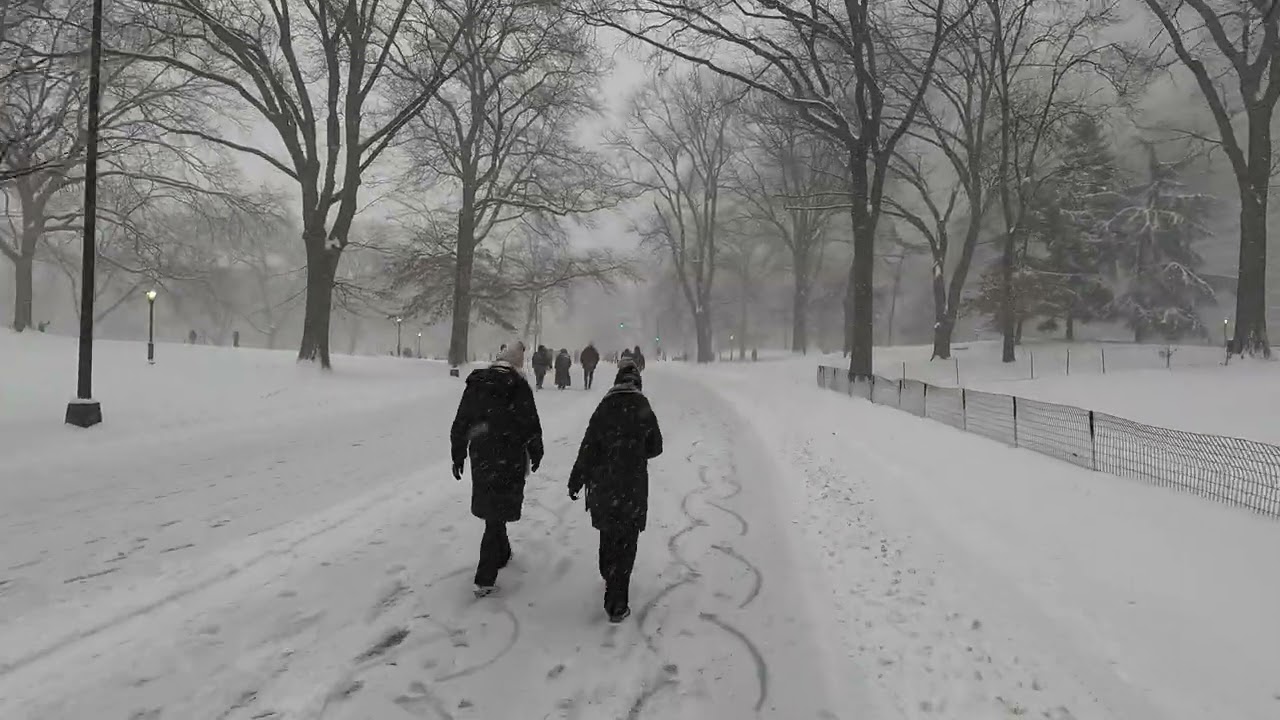 POV Central Park Loop in a Snowstorm | 1 Hour Citibike Ride ❄️ | Jan 25 2026