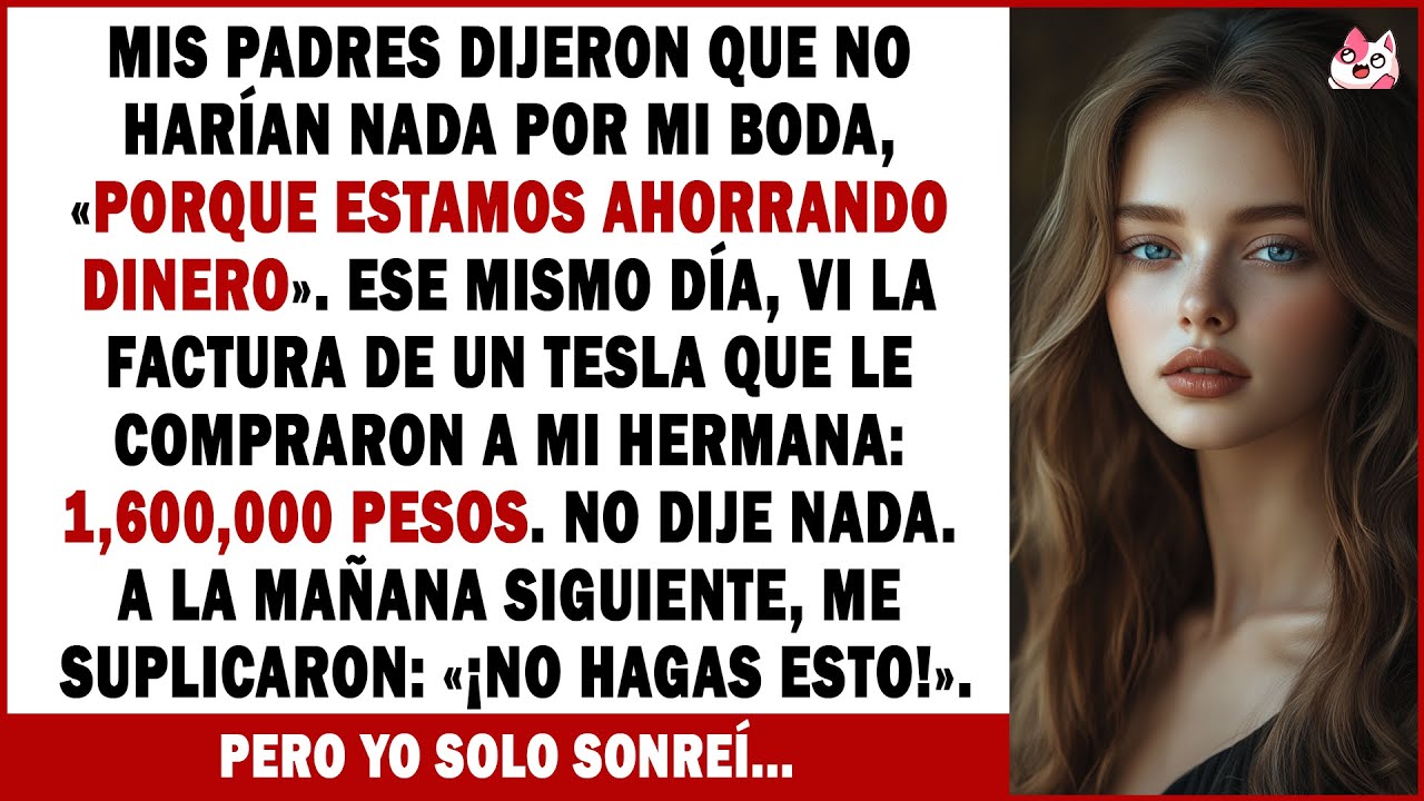 Mis Padres Dijeron Que No Harían Nada Por Mi Boda «Porque Estamos Ahorrando Dinero». Ese Día...