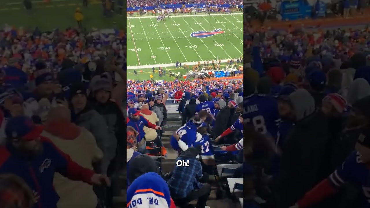 🏈 Bills fans brawl in stands during &lsquo;Monday Night Football&rsquo; 👊 | #shorts