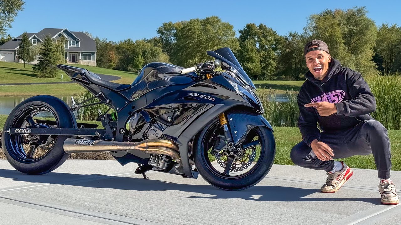 Мой новенький гоночный велосипед Carbon ZX10r КОНФЕТИРОВАЛИ…