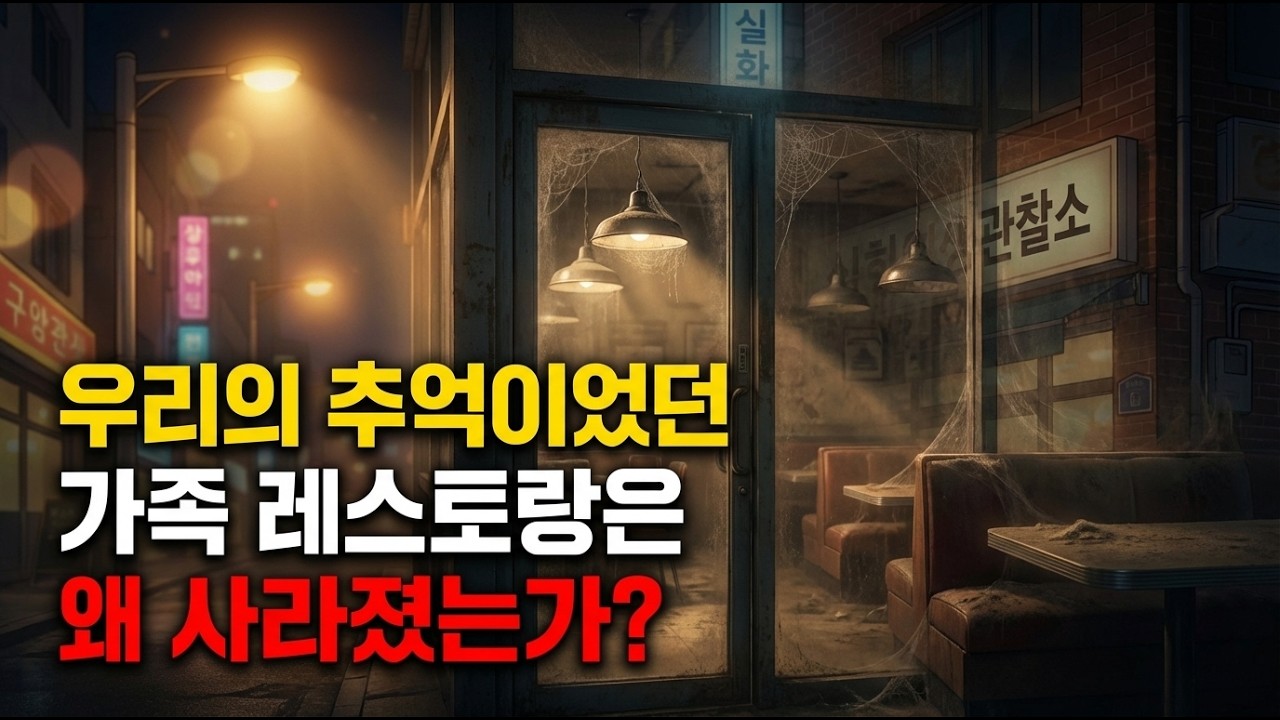 어릴 때 생일이면 무조건 갔던 그 식당 결국 이렇게 됐습니다