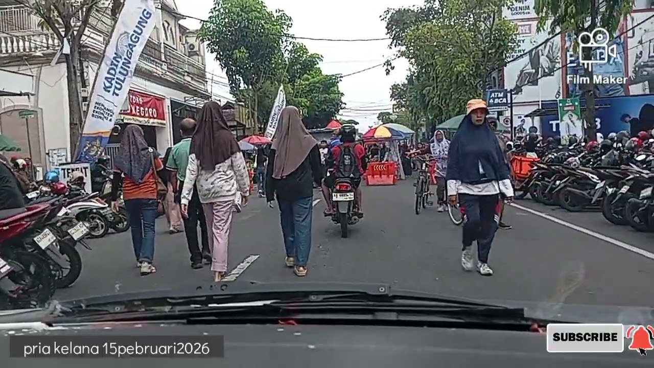 Car free day TULUNGAGUNG pria kelana