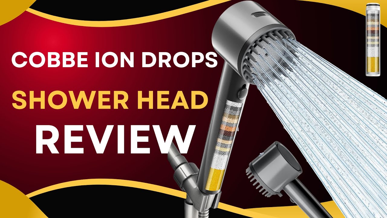 Best Amazon Finds Cool Gadgets, Cobbe Ion Drops Filtered Shower Head with Handheld