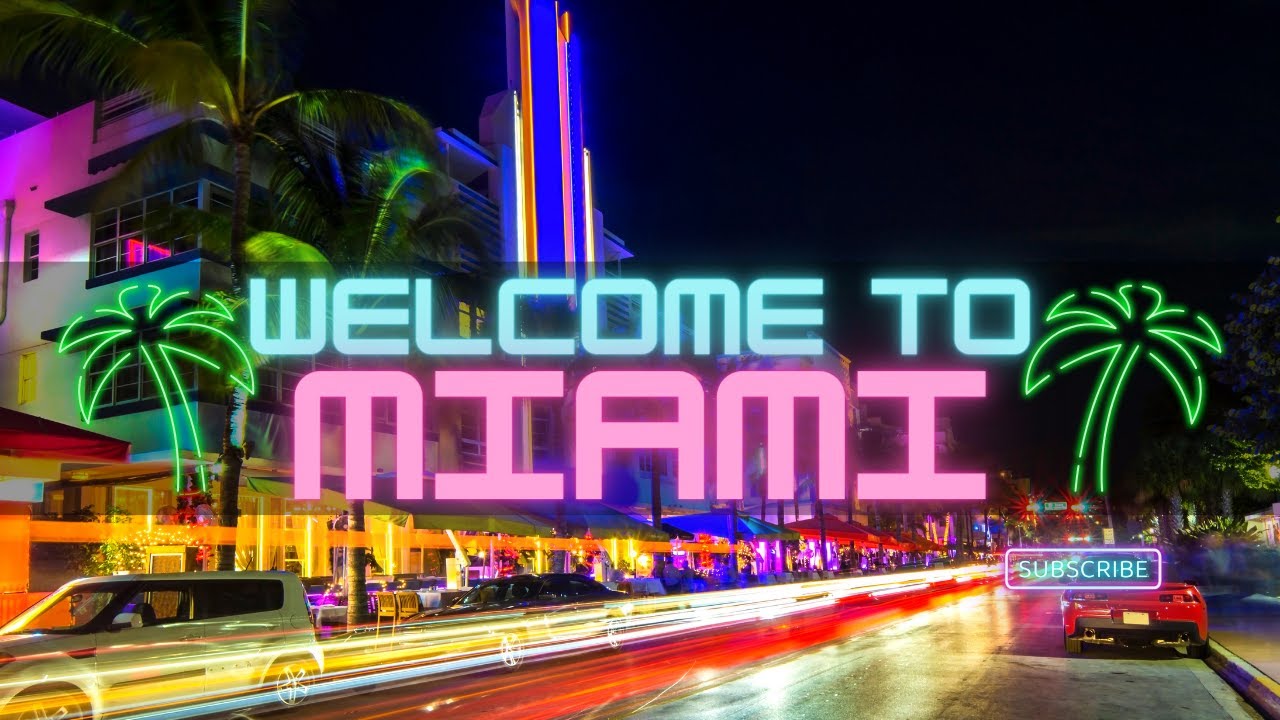 Miami Neon Nights: A Synthwave Love Affair in 4K! 🌃 #miami #neon