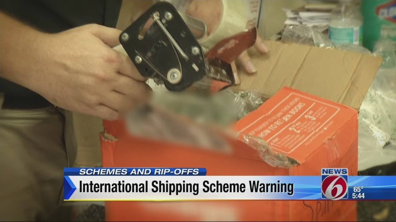 Schemes and Ripoffs: International shipping scheme warning