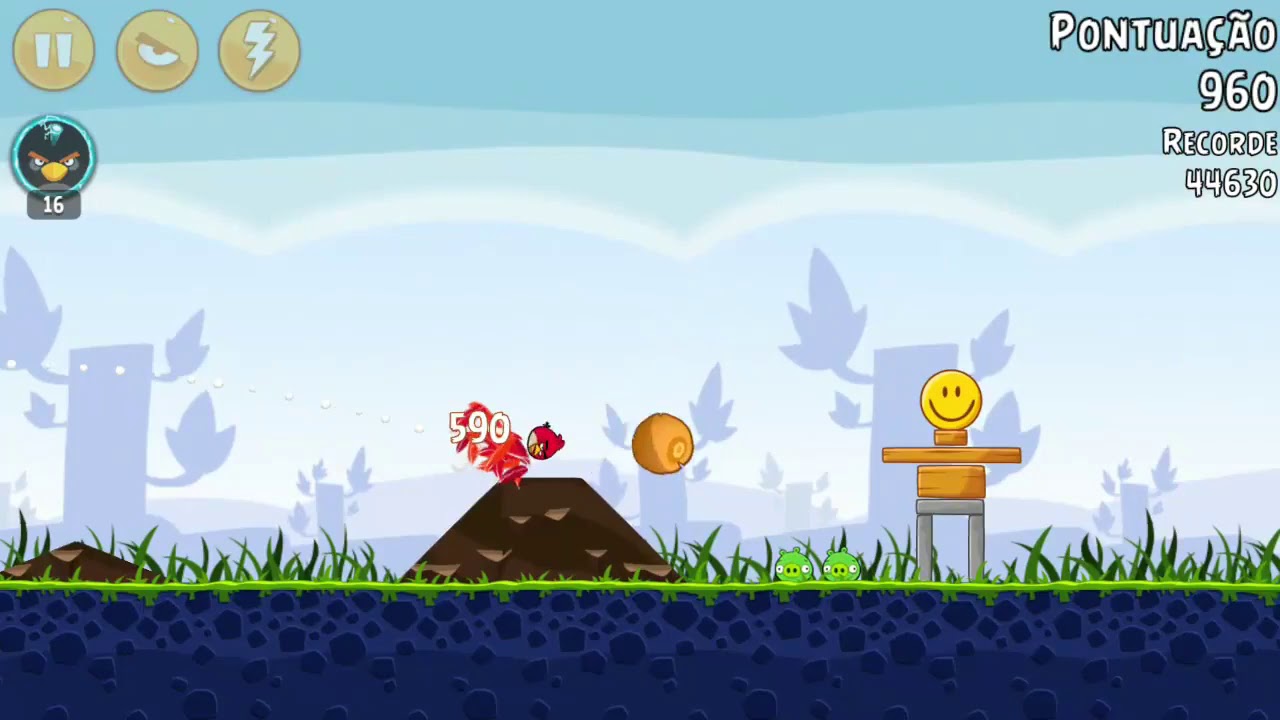 Angry Birds - Poached Eggs - Level 1-3 - 44,670 - World Record!