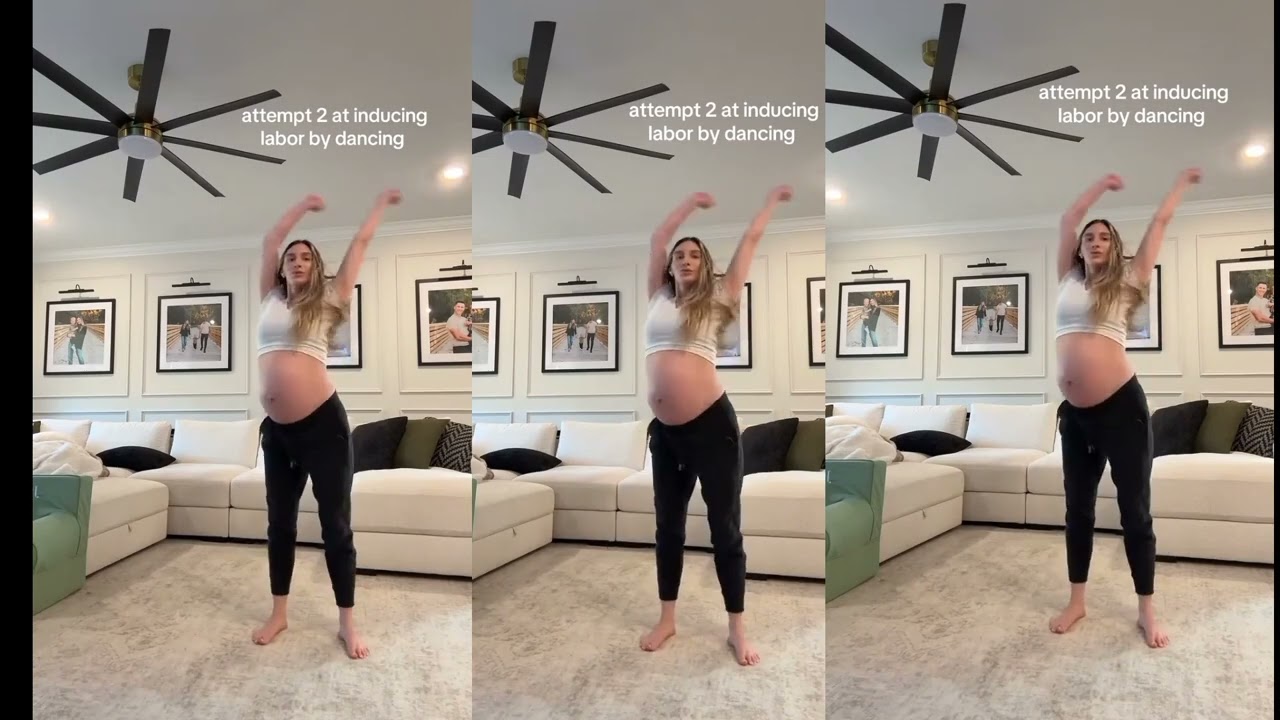 Pregnancy dance steps to prepare for labour #pregnant #pregnancy #pregnancytips #pregnancyexercise 