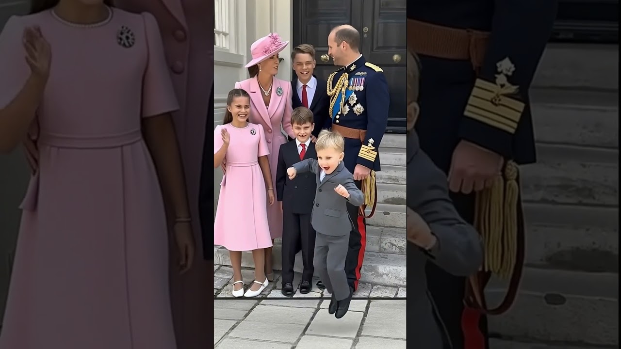 #princesscatherine and #princewilliam  family #royalfamily #princelouis #princegeorge