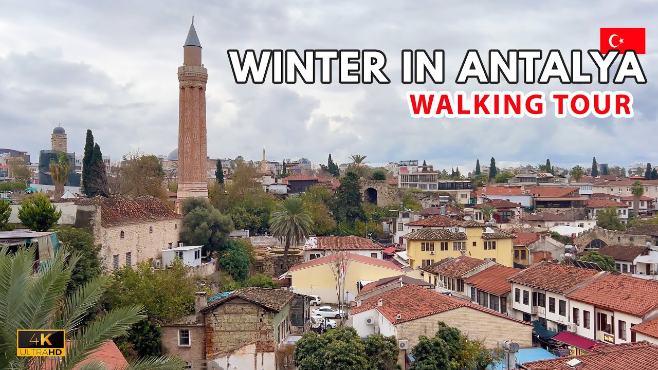 Анталия В Декабре 🇹🇷 Такую Анталию Не Увидеть В Сезон 🗺️ #анталья #зимаванталии #турция