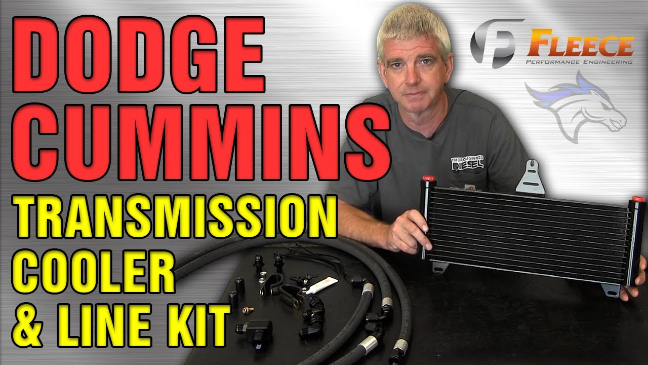 Must See Fleece's NEW Dodge Cummins Transmission Cooler & Line Kit!  #cummins #dodge #diesel #fyp