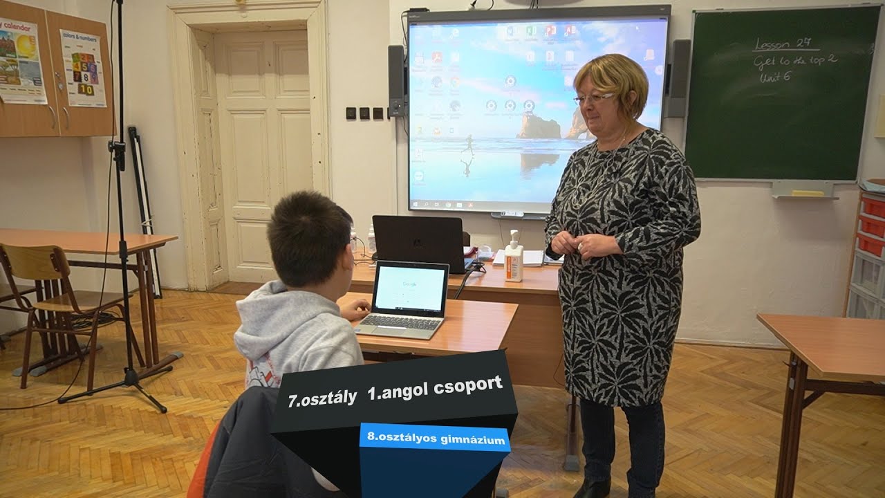 Bemutató óra angol nyelvből
