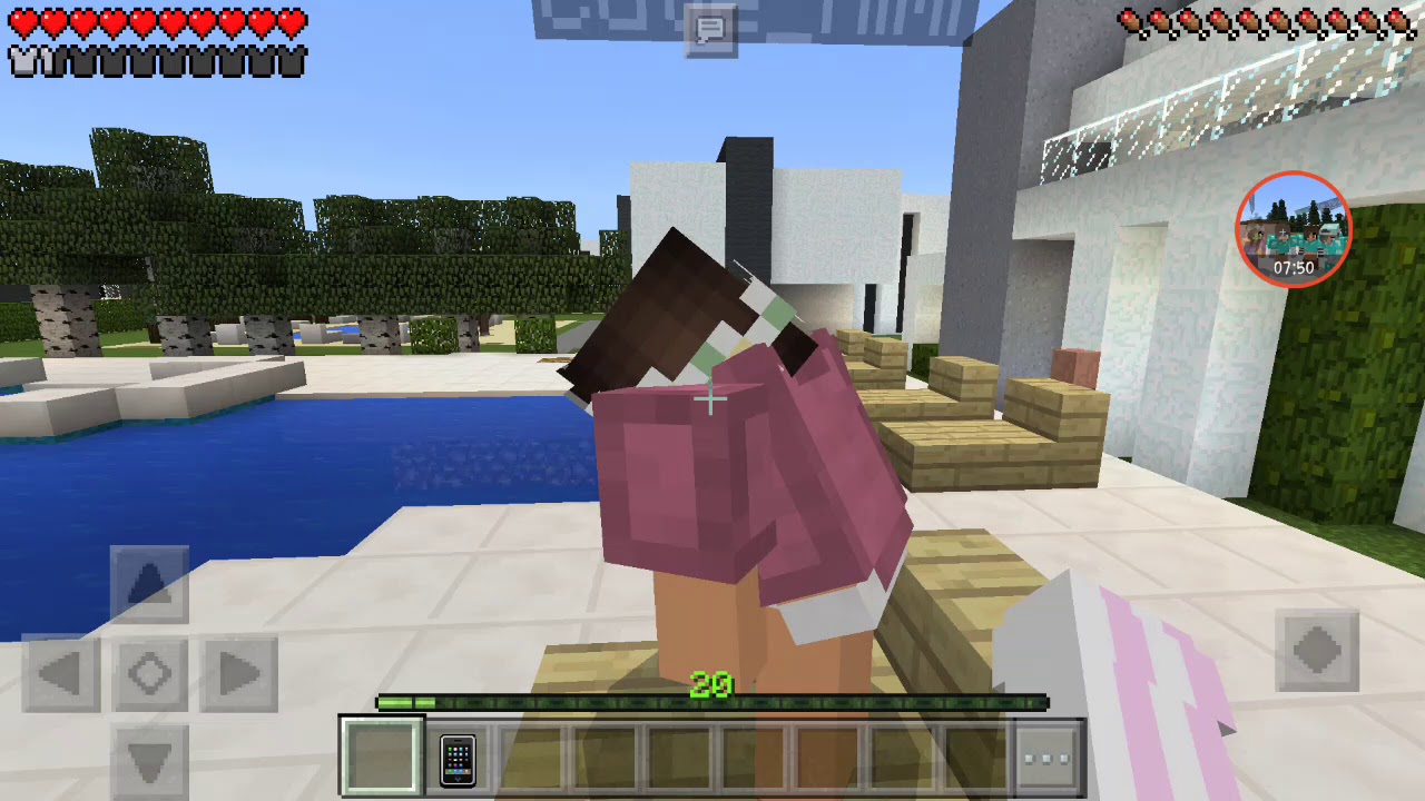 NIKKI MINECRAFT:Going To the pool with mimi and the movies