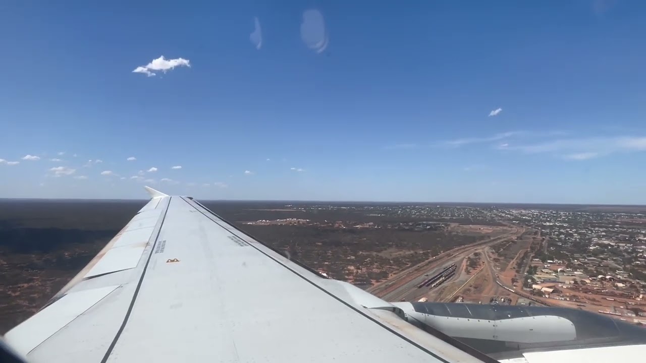 Virgin Australia A320 Arrival into Kalgoorlie