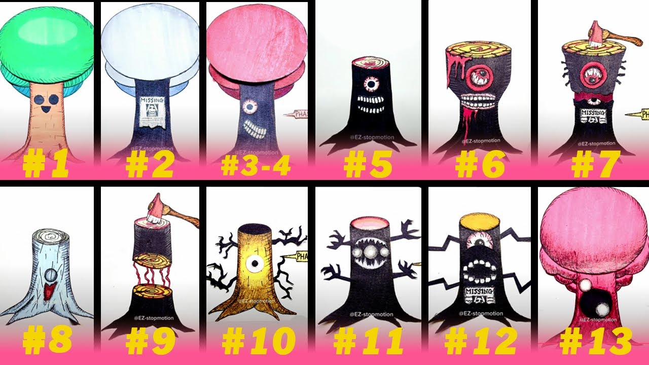 [Sprunki transformation] Mr Tree all phase 1 to 13