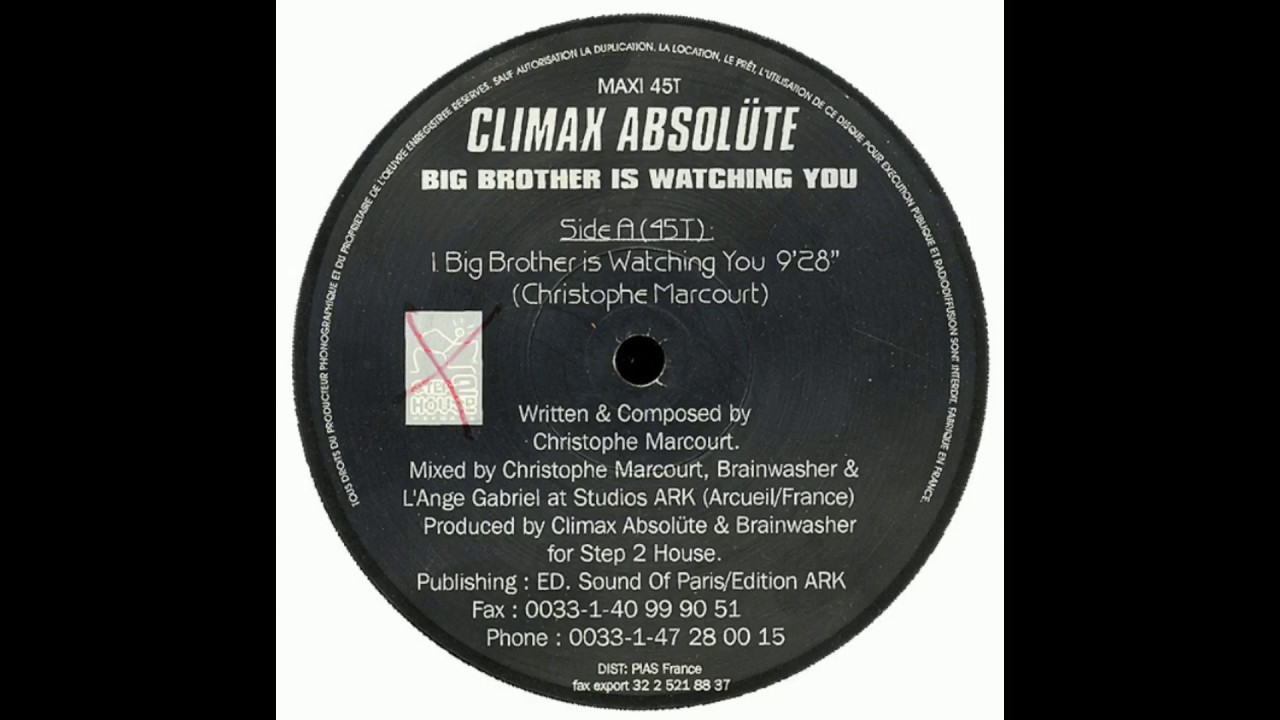Climax Absolüte - Big Brother Is Watching You