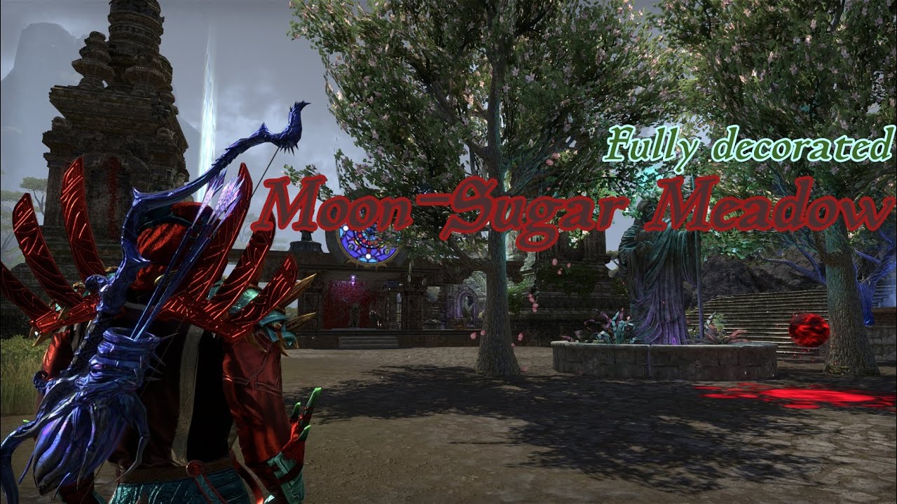 Elder Scrolls Online Housing - Moon-Sugar Meadow fully decorated 700/700