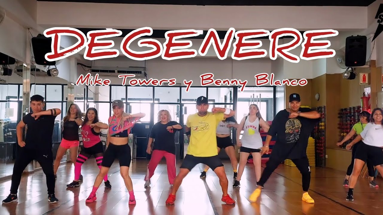 DEGENERE - Mike Towers y Benny Blanco / Coreo Salu Ferreyra ⚡️/ Zumba 🔥