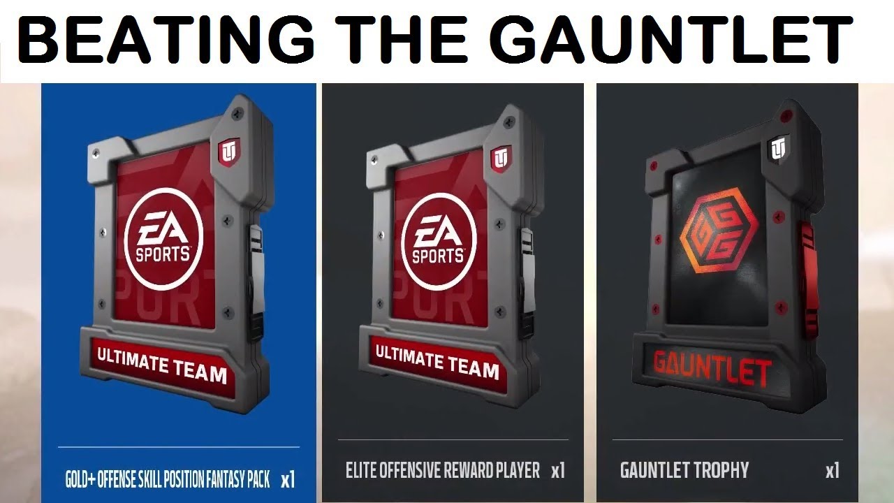 HOW TO BEAT THE NEW GAUNTLET SOLOS AND OPENING THE REWARDS! PULLED A 90 OVERALL! MUT 18