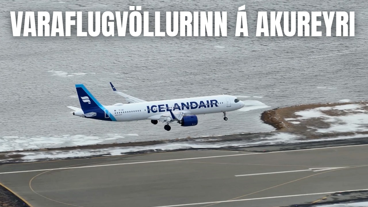 Akureyrarflugvöllur að sanna gildi sitt sem varaflugvöllur - 26 Febrúar 2026