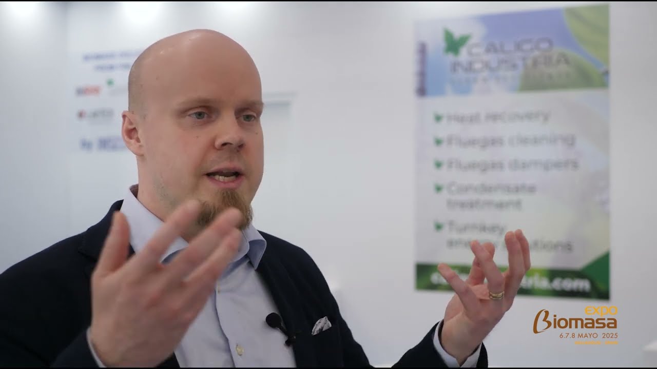 EXPOBIOMASA 2025. Oskari Salovaara, CALIGO INDUSTRIA. Tecnolog&iacute;as para aprovechar energ&iacute;a residual