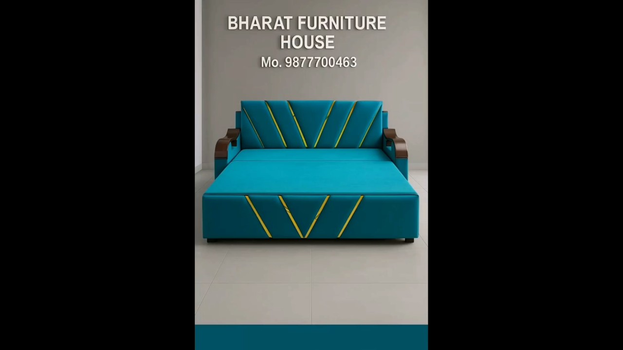 Modern Sofa Cum Bed &ndash; Stylish & Comfortable ✨#bharatfurniturehouse #shortvideo