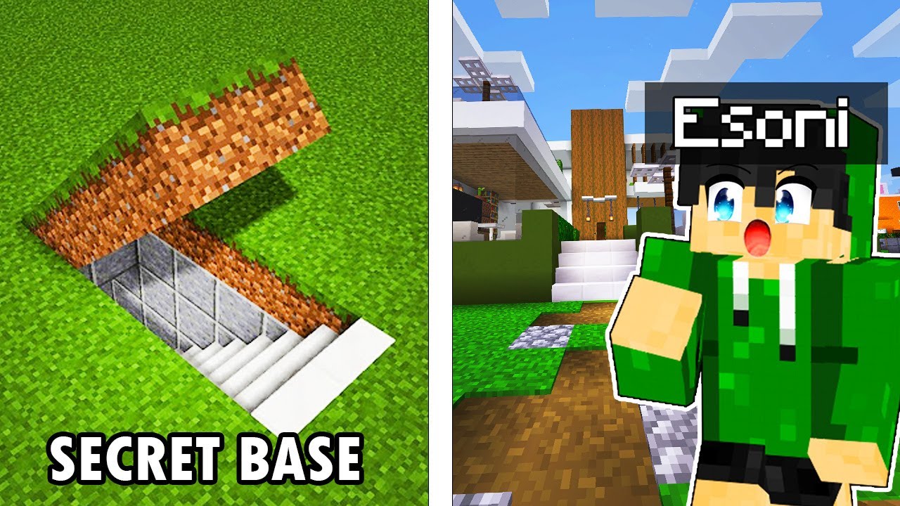 Best of Minecraft - Secret Base | OMOCITY (Tagalog)