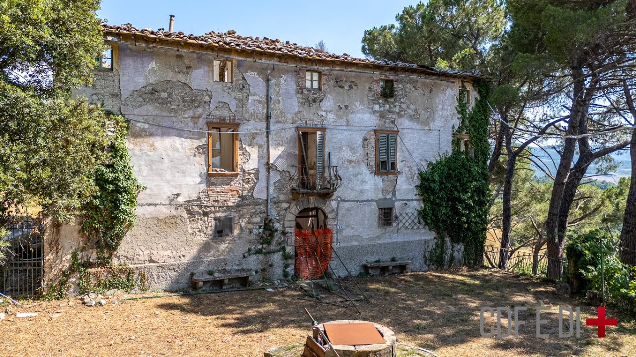 Vista dall'alto | Pomarance (PI) | Borgo panoramico da ristrutturare tra le colline di Pomarance