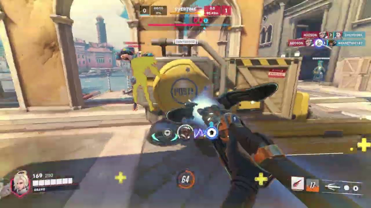 OW2 Mercy payload overtime CLUTCH