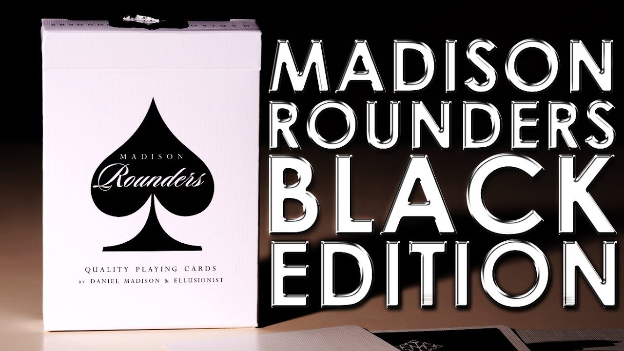 Deck Review - Madison Rounder's Black Edition Playing Cards