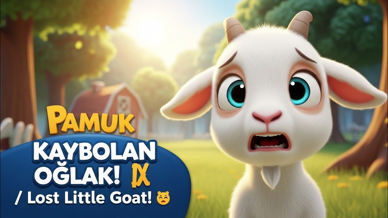 Pamuk ve Annesi 🐐🌿 | Kaybolan Oğlak Masalı | Çocuklar İçin Eğitici Hikaye | Turkish Kids Story