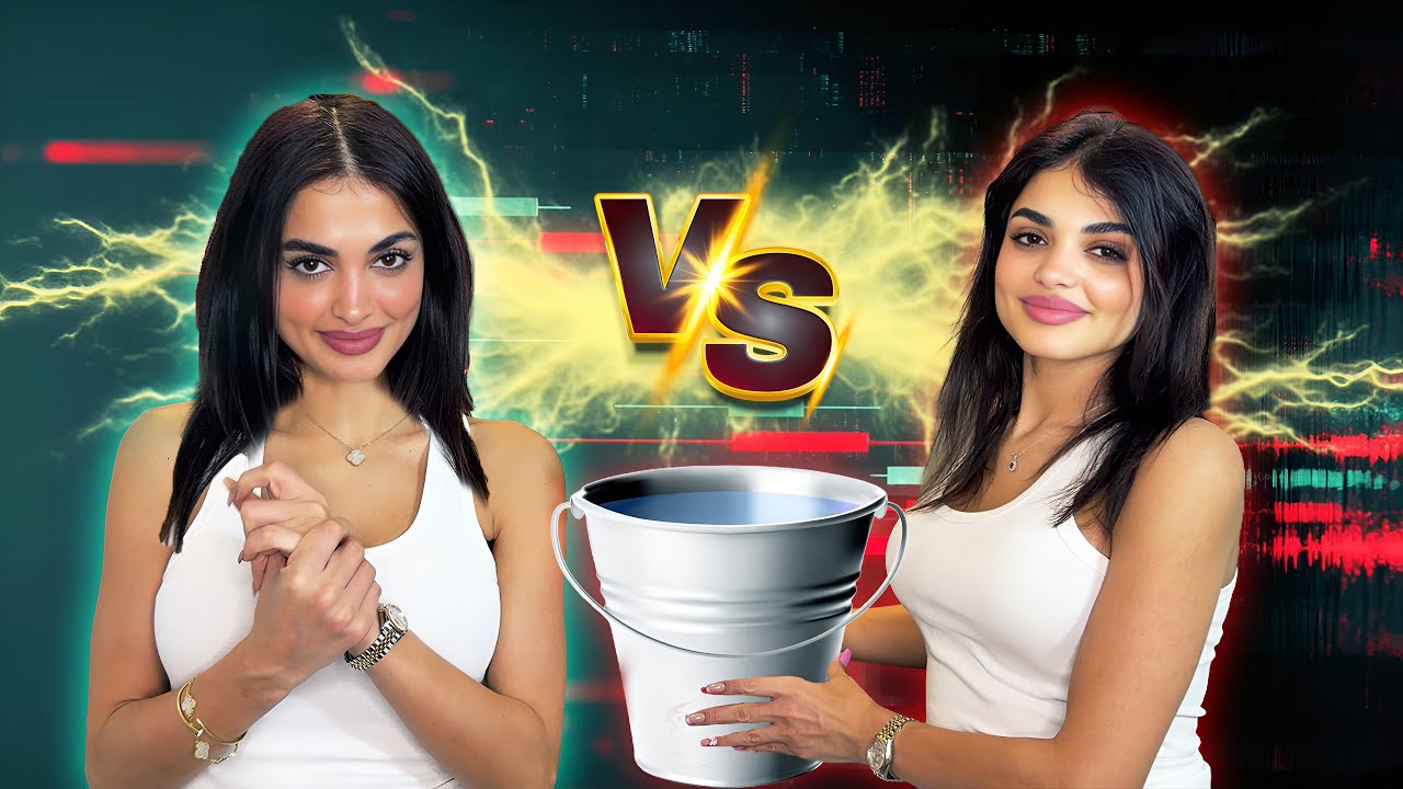 غرّقتني وغرّقتها! 💦😂 تحدي مين بيعرف التاني أكتر  💪😎